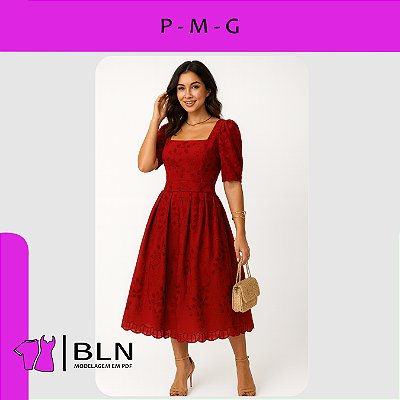 Vestido Longuete Laise