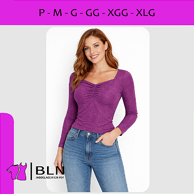 Blusa Com Franzido