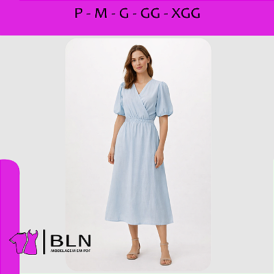 Vestido Amarração Cintura