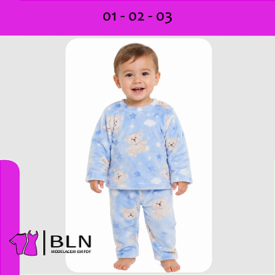Pijama Plush Bebê