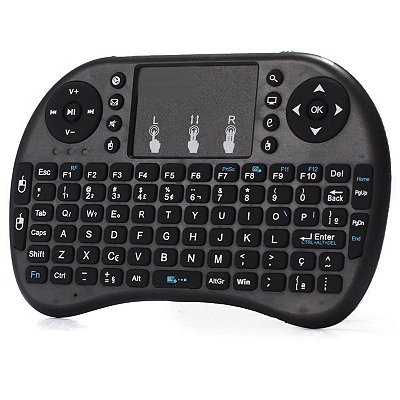 Mini teclado Wireless RGB, Tvbox/Pc/Tablet/Notebook