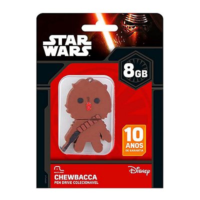 PenDrive Star Wars Chewbacca 8GB Multilaser