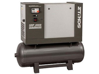 COMPRESSOR DE PARAFUSO SCHULZ - 7,5HP - SRP 4008E FLEX 230 LITROS C/ INVERSOR DE FREQUENCIA - 9.6 - 12 BAR