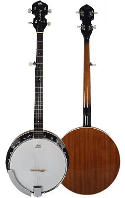 Banjo Americano 5 Cordas Strinberg Wb50 Mahogany Pele Remo