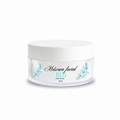 Relax máscara facial pele seca