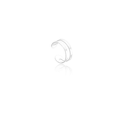 Brinco Piercing Fake Vazado - Joia em Prata 925