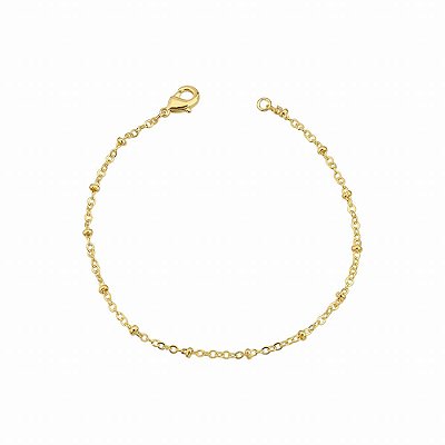 Pulseira Mini Elos - Semijoia Banhada a Ouro 18K