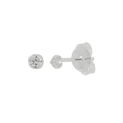Brinco Ponto de Luz 2mm - Joia em Prata 925