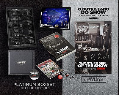 PLATINUM BOXSET "O Outro Lado do Show" [PÔSTER AUTOGRAFADO DIETER DIERKS] ED. LT 15 UNIDADES