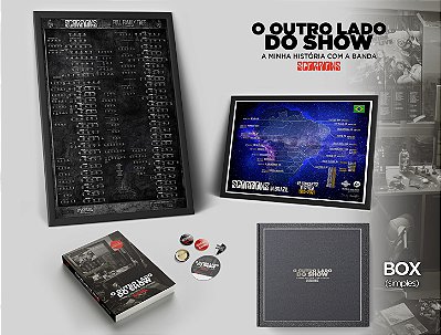 BOX 1 - Livro + Pôster Family Tree + Pôster Mapa BR + Palheta + Botton + Adesivo