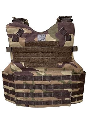 Capa de Colete Modular Camuflado Marrom