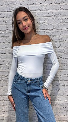 Blusa Suplex Ombro a Ombro