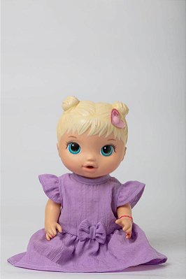 Vestido de Boneca Baby Alive Violeta