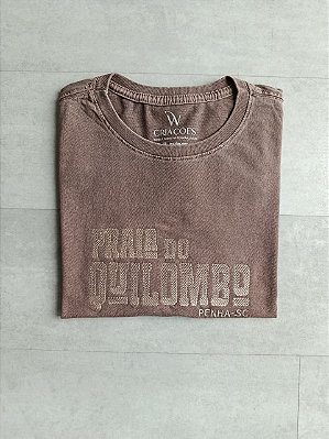 T-Shirt Praiana Estonada Praia do Quilombo - Penha