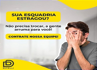 Sua esquadria estragou