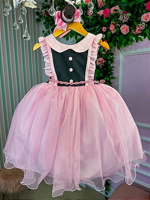 Vestido Infantil Cinderela Azul brilho com tiara - Fabuloso Ateliê