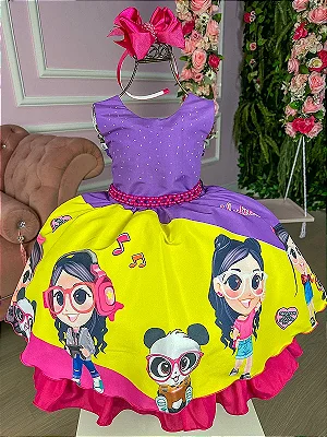 Vestido Infantil Juvenil Temático Cinderela - Fabuloso Ateliê