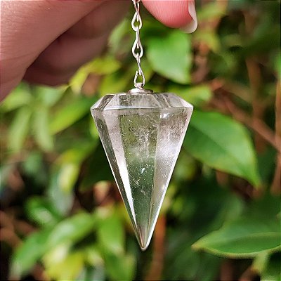 Pêndulo de Quartzo Cristal - Purificação, Energia, Intensificação e Amplificação