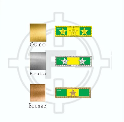 Barreta Medalha Militar (Ouro, Prata ou Bronze)