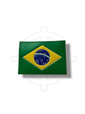 Patch emborrachado Bandeira do Brasil Negativa