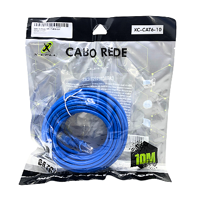 Cabo de Rede 10M | Cat6 - X-Cell