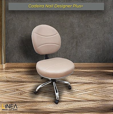 Cadeira Nail Designer Plus - Estilo Meia Lua