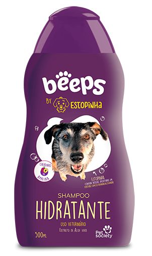 Shampoo Beeps Para Cães Estopinha Hidratante 500ml
