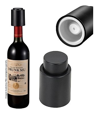 Tampa a Vácuo Rolha Pressão Garrafa Vinho
