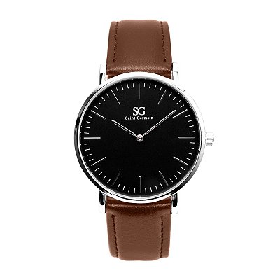Relógio Bronx Black Silver 40mm