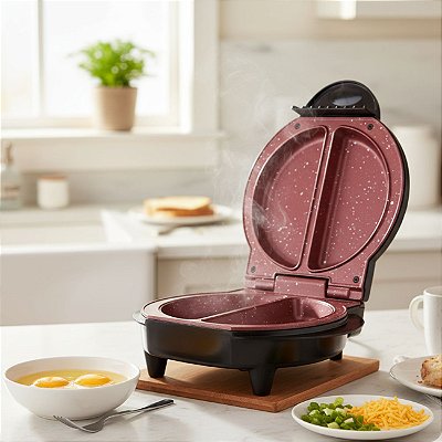 Omeleteira Britânia Bom02p Antiaderente Redstone 750w