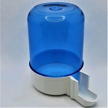 Bebedouro 300 ml - Malha Larga - Copo Azul e Base Branca - 6 unidades