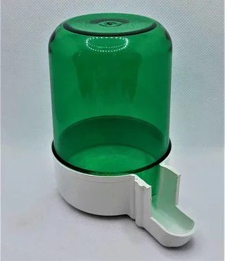 Bebedouro 300 ml - Malha Larga - Copo Verde e Base Branca - 6 unidades