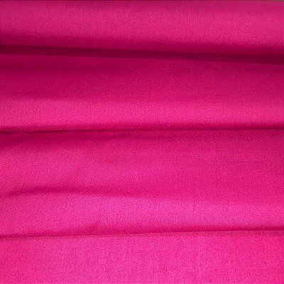Tecido Tricoline Liso - Rosa Pink - 1,50m de Largura