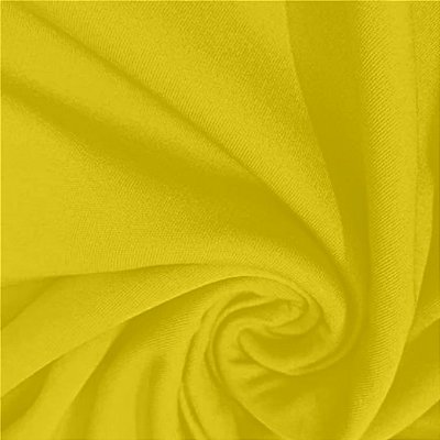 Malha Helanca Light Amarelo - 1,60m de Largura