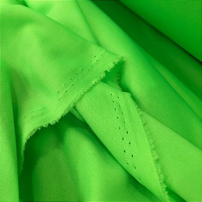Malha Helanca Light Verde Marca Texto - 1,60m de Largura