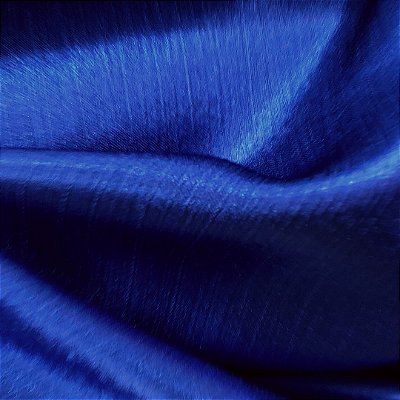Crepe Yuri Acetinado Texturizado - Azul Royal - 1,50m de Largura