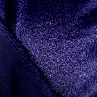 Crepe Yuri Acetinado Texturizado - Azul Marinho - 1,50m de Largura