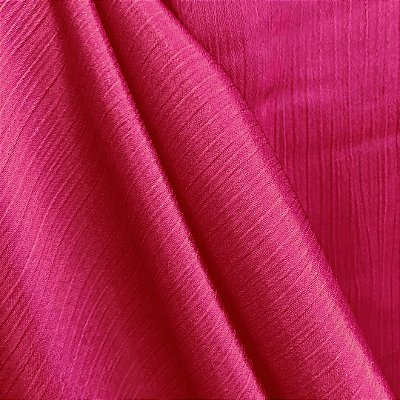 Crepe Yuri Acetinado Texturizado - Pink - 1,50m de Largura