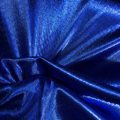 Tecido Lamê - Azul Royal - 1,50m de Largura