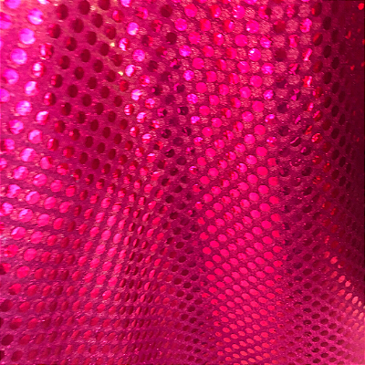 Tecido Paetê Fantasia - Pink - 1,10m de Largura