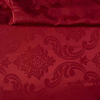 Tecido Jacquard Estampado - Colonial Marsala - 2,80m de Largura