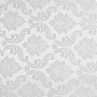 Tecido Jacquard Estampado - Colonial Branco - 2,80m de Largura