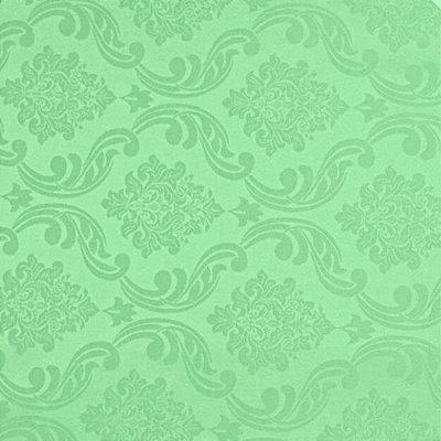 Tecido Jacquard Estampado - Colonial Verde Claro - 2,80m de Largura