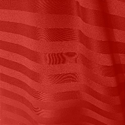 Tecido Jacquard Estampado - Listrado Vermelho - 2,80m de Largura