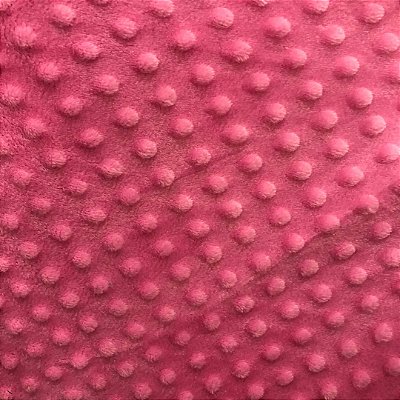 Tecido Plush Bolha Soft Pipoquinha Rosa Pink 50cm X 1,60mt