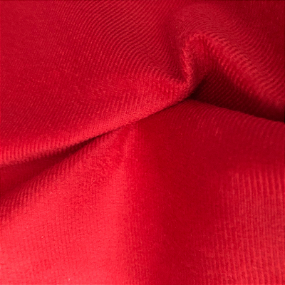 Suede Canelado - Vermelho - 1,42m de Largura