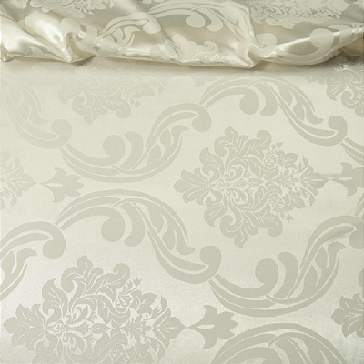 Jacquard Satin - Arabesco Off White - 2,80m de Largura