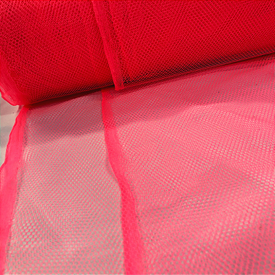 Tecido Filó Tule Para Armação - Rosa Neon - 2,80m de Largura