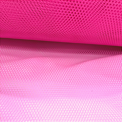 Tecido Filó Tule Para Armação - Rosa Pink - 2,80m de Largura