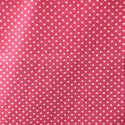 Tricoline Estampado 100% Algodão - Poá 0,2mm - Rosa